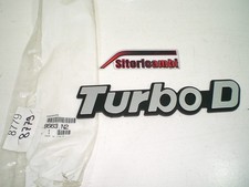 Emblem Logo Badge Turbo D