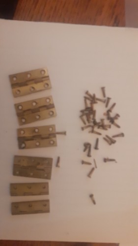 Brass cupboard hinges - cupboard,