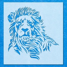 Lion Head Stencil: Mylar Airbrush Wall Art Painting Crafts  - 190 Micron, DIY