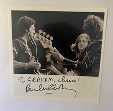 Paul McCartney hand signed