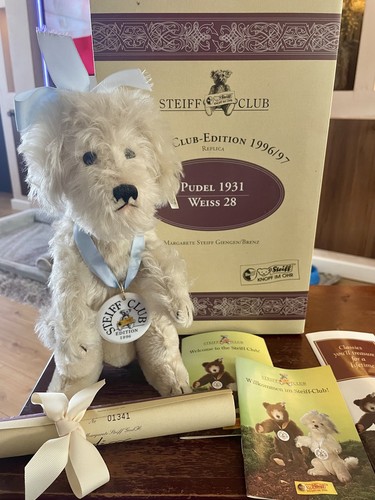 Steiff poodle 1931 club - "steiff,