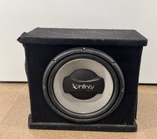 Infinity 12″ Subwoofer in Carpeted Enclosure – Excellent Bass – Collection Only