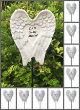 White & Silver Angel Wings