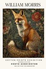 William Morris Red Fox Vintage