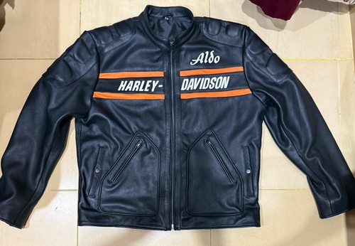 Harley davidson black cowhide - harley-davidson,