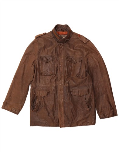 Vintage mens military leather - mens,
