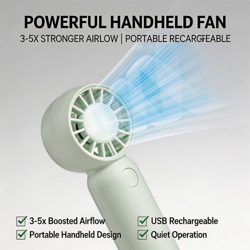 Kid mini handheld fan - handheld, portable