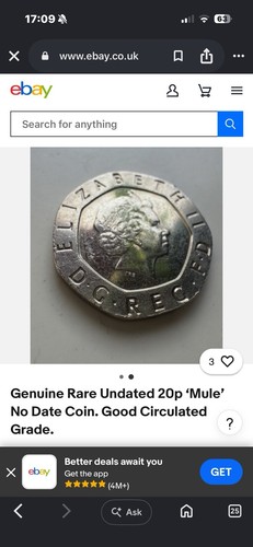 British 20p undated - undated, error