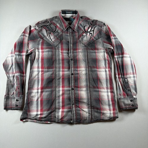 Roar signature mens xxl plaid - roar,