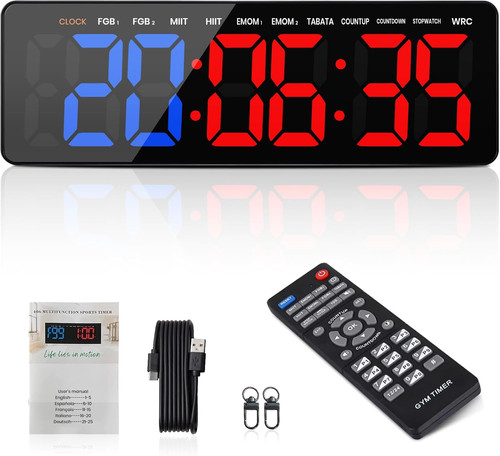 Gym timer led digital wall - timer,