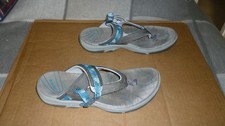 Hi Tec Harmony Thong walking sandals, adjustable grey & blue, UK Size 5, EU 38