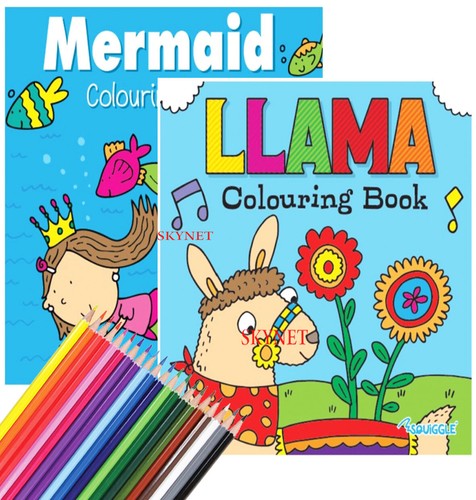 Girls children mermaid llama - children,