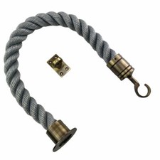 Grey Barrier Rope C/W Cup &