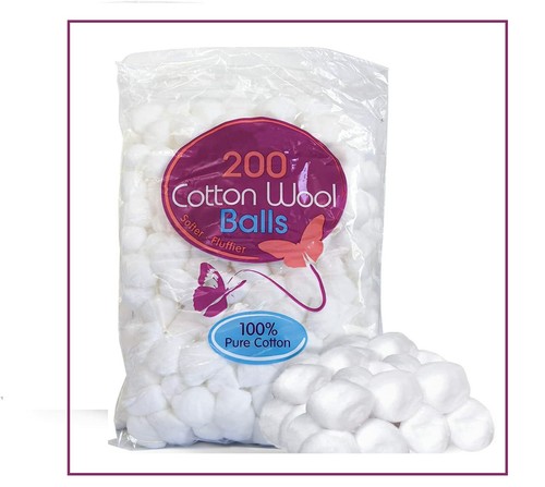 200 cotton wool balls 100 - 200,