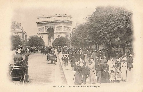 Postcard paris france - the, bois