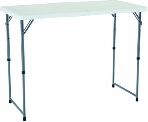 Foot folding utility table - folding,
