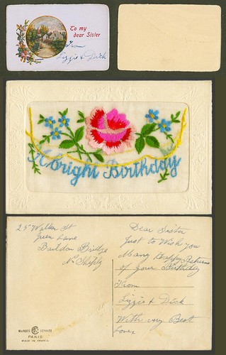 Ww1 silk embroidered - ww1,