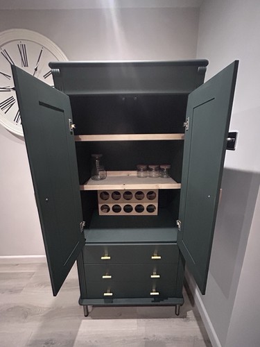 Antique pine larder - pine, cupboard