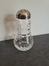 Olde Hall Crystal Glass Sugar Shaker Sifter 14cm