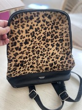 Osprey Women's Backpack Leopard skin Pattern And Leather Outer
