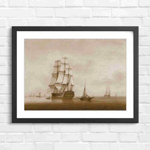 Grand vintage sailing ship - sailing,