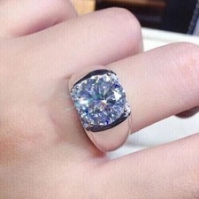Men's Round 5Ct Lab Created