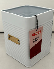 Typhoon Otto NEW Utensil Cutlery Ribbed Holder Storage Steel Kitchen Organiser