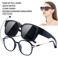 Sun Glasses Polarized Square Shades Fit Over Glasses Sunglasses Wrap Around