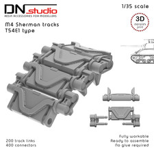 Sherman 3d printed - m4,