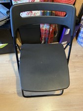 Ikea Nisse Black Folding Chair