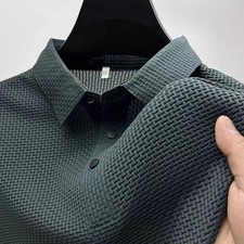 Men's Bone Flower Print Polo