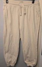 Mens Ivory Jogging Bottoms