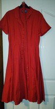 Collectif Caterina Dress Red
