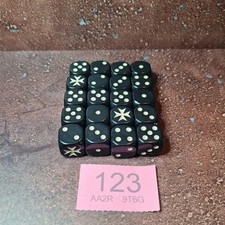 Warhammer 40k Space Marines Black Templar Dice