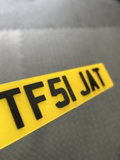NUMBER PLATE REGISTRATION TFSI