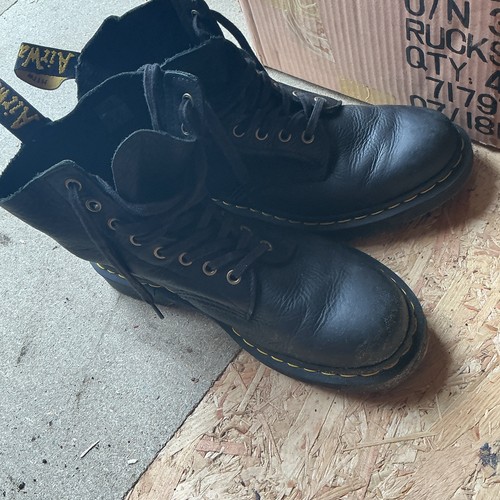 Martens 101 black leather - martens,