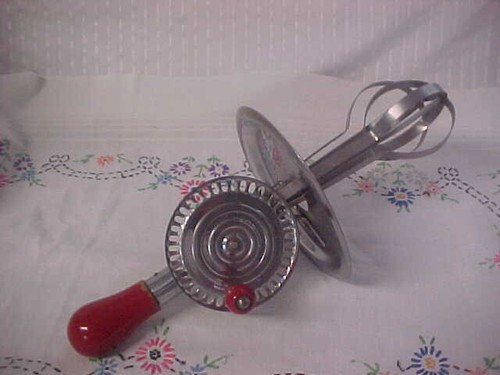 Vintage retro merry whirl egg - retro,