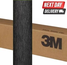 3M 2080 BR212 BRUSHED BLACK METALLIC VINYL WRAP BEST QUALITY / NEXT DAY DELIVERY