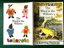 Alan Dart WIND IN THE WILLOWS TOYS Knitting Pattern Intarsia Gary Kennedy