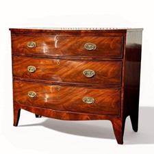 Georgian Mahogany Bow Front