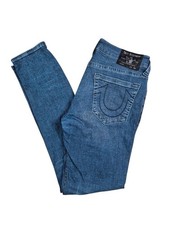 True Religion Rocco Relaxed Skinny Jeans Blue W34