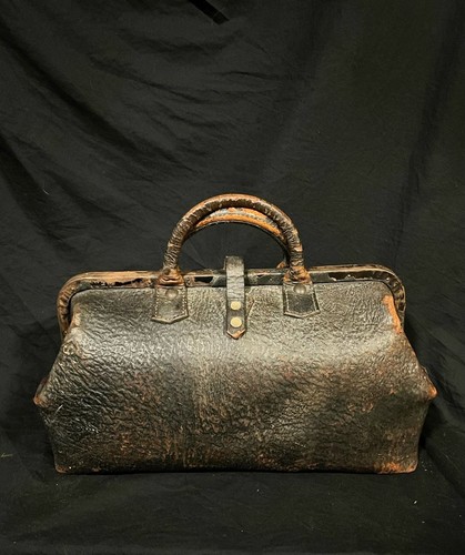 Victorian doctor bag black - victorian,