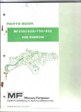 MASSEY FERGUSON PARTS BOOK MF