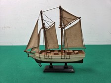 Vintage Wooden Model Schooner