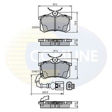 Brake Pads Set Rear CBP2797