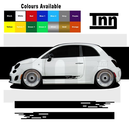 Side stripe stickers - side, decals