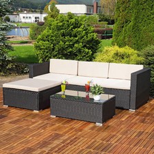 RATTAN CORNER SOFA GARDEN