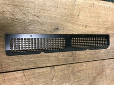 BLACK Lower Front Grille Panel Stainless Air Con Mesh Fit Land Rover Defender