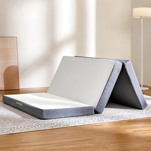 Tri folding mattress topper - mattress,
