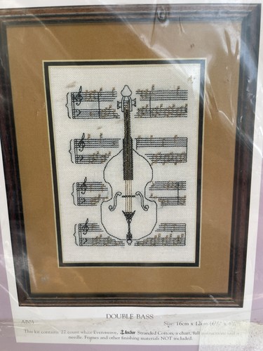 Double bass anchor blackwork - bass",